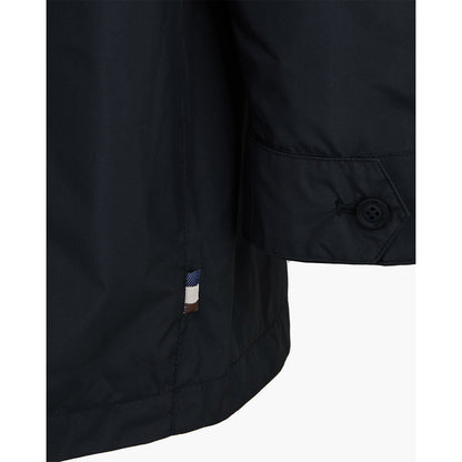Trench impermeabile con cappuccio removibile