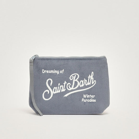 Pochette in velluto a coste