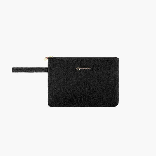 Pochette lurex nera