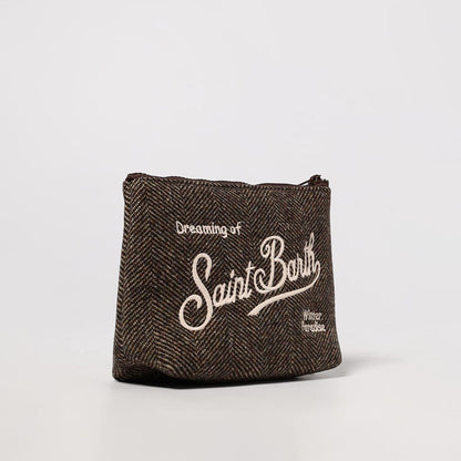 Pochette in lana spigata