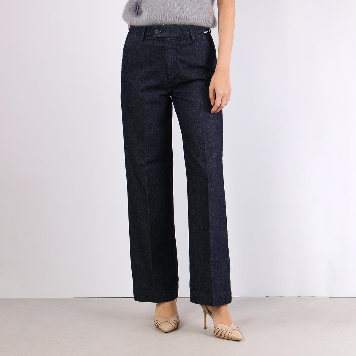 Jeans con tasche chinos