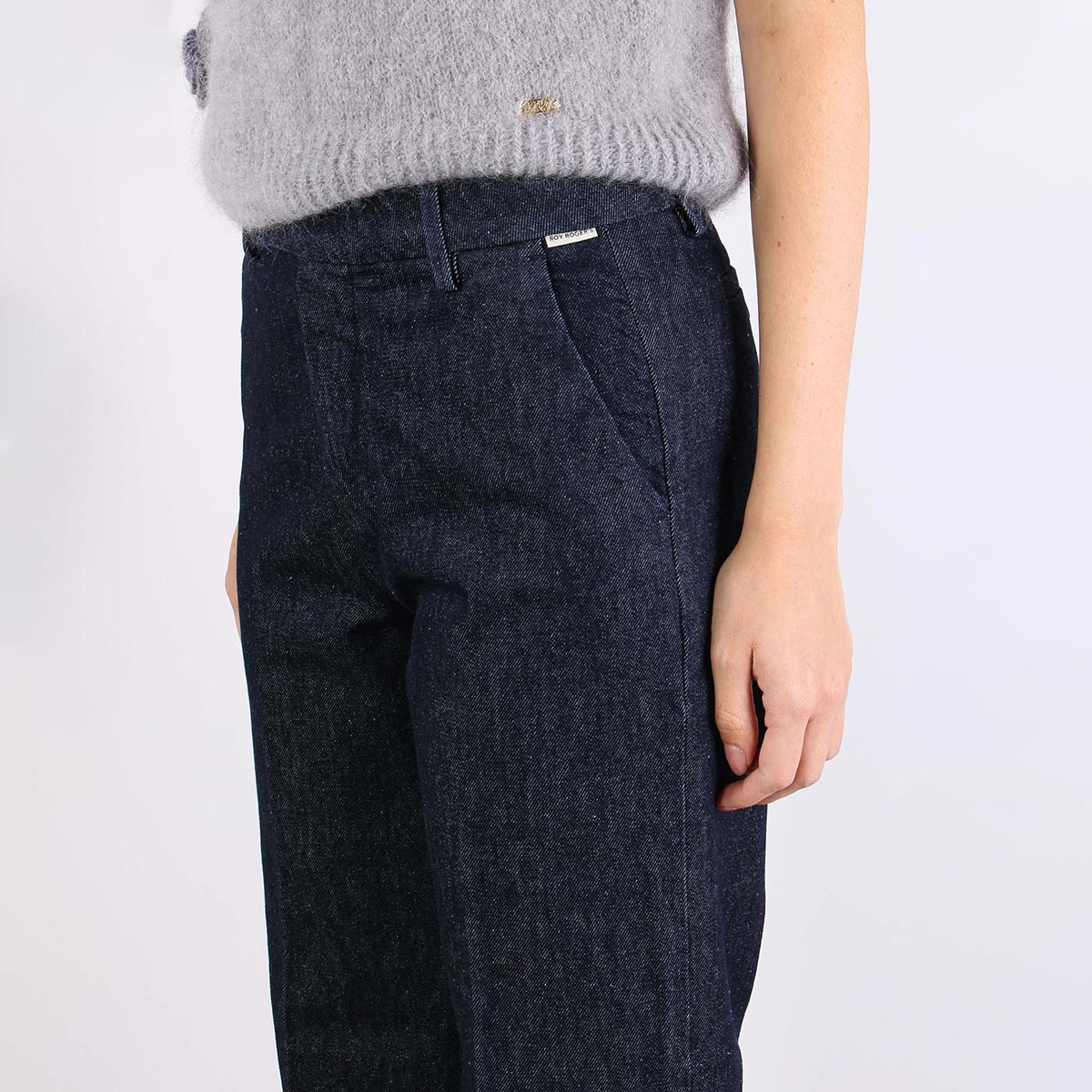 Jeans con tasche chinos
