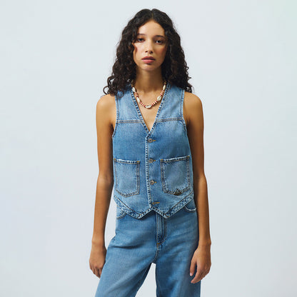 Gilet in denim