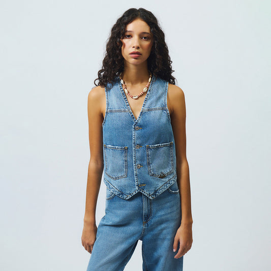 Gilet in denim