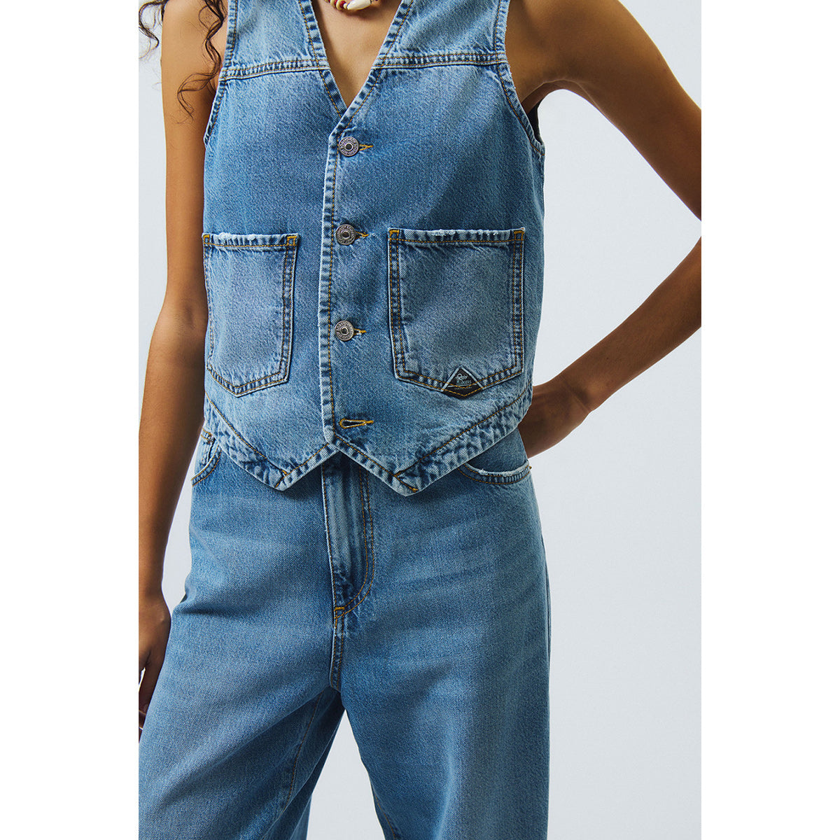 Gilet in denim