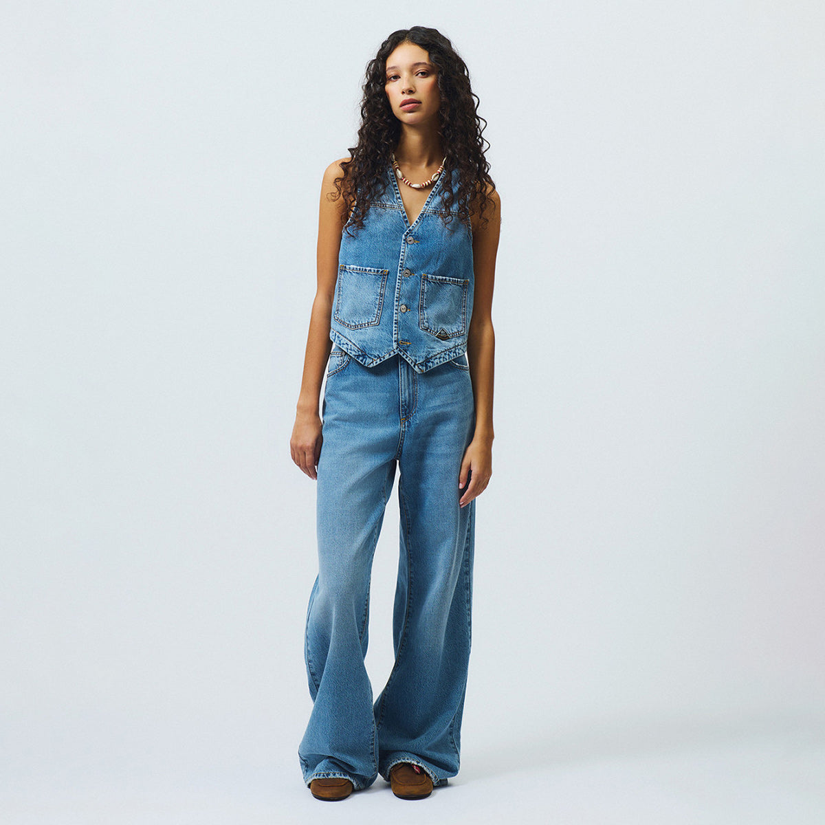 Gilet in denim