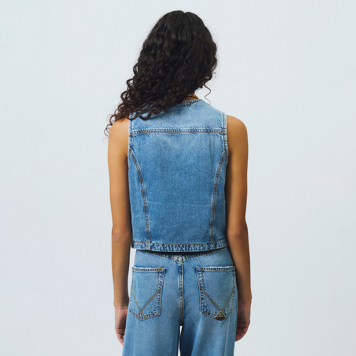 Gilet in denim