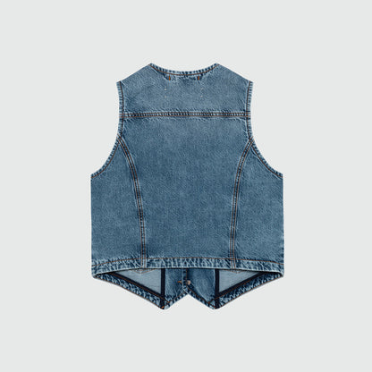 Gilet in denim