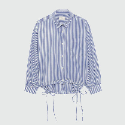 Camicia in popeline a righe