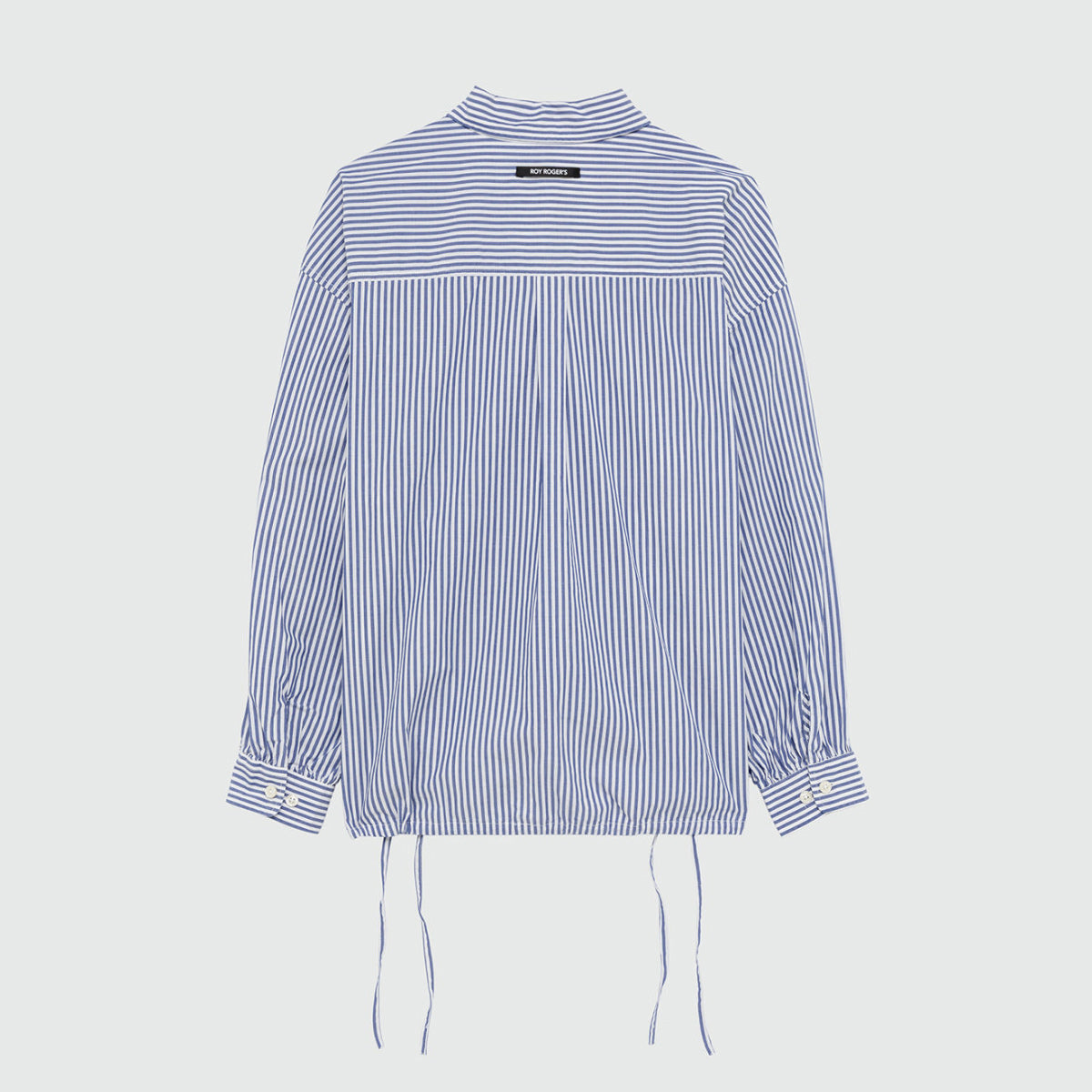 Camicia in popeline a righe