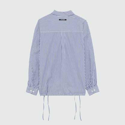Camicia in popeline a righe