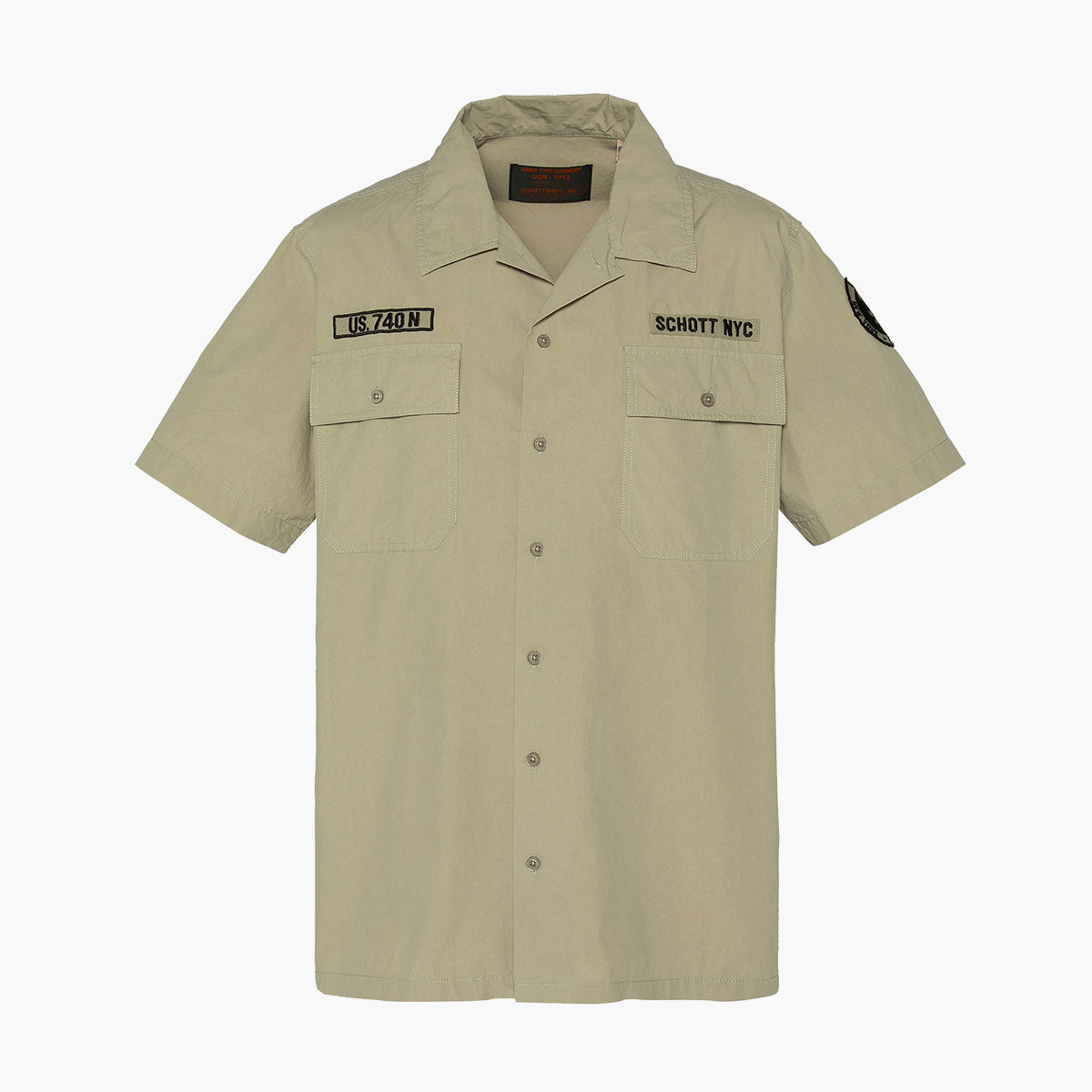 Camicia kaki modello dell'esercito