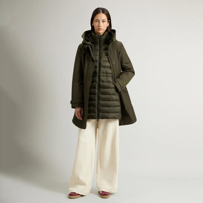 Military Parka 3 in 1 con giacca trapuntata removibile