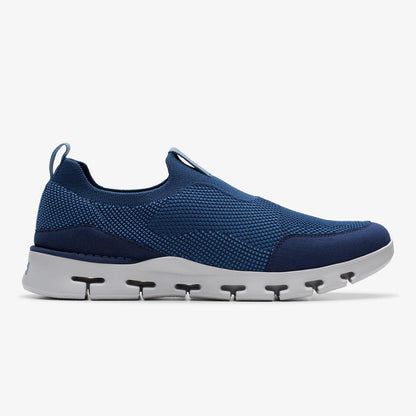 Slip-on blu fondo running