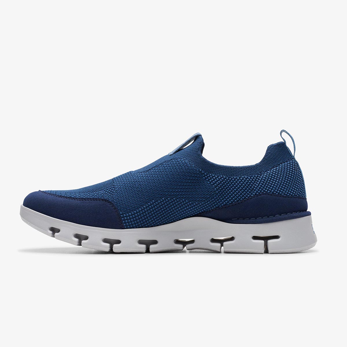 Slip-on blu fondo running