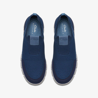 Slip-on blu fondo running