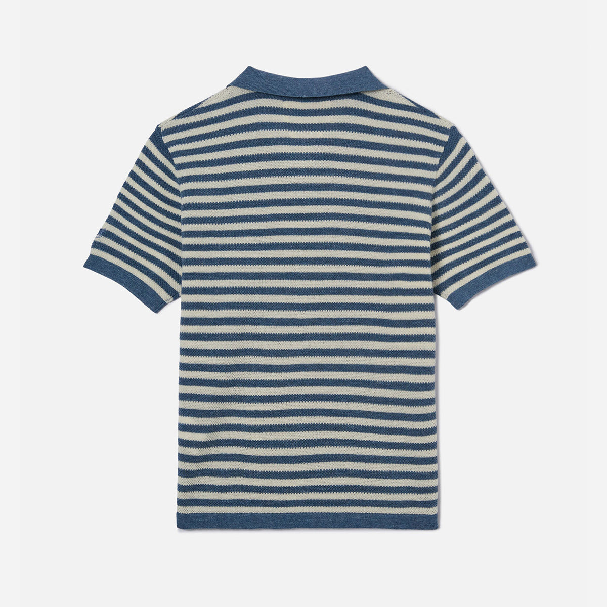 Polo senza bottoni in maglia di cotone