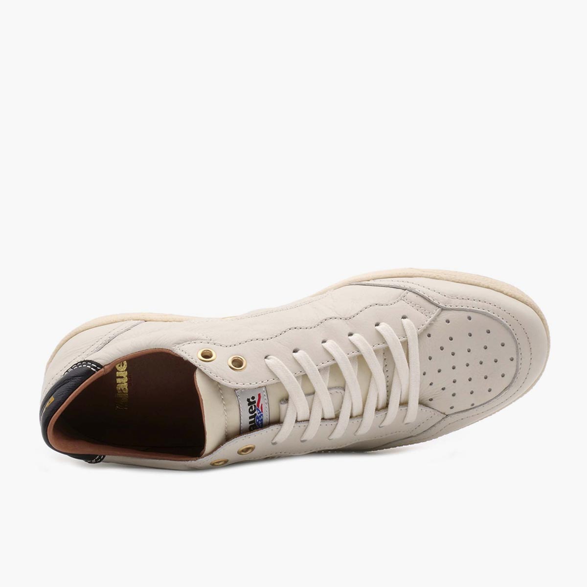 Sneaker in pelle bianche