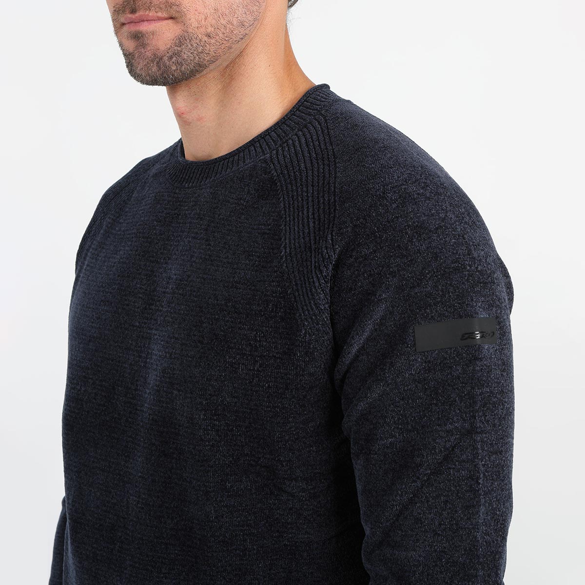 Maglione giro collo velvet