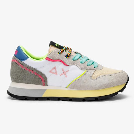 Sneaker bianca multicolore