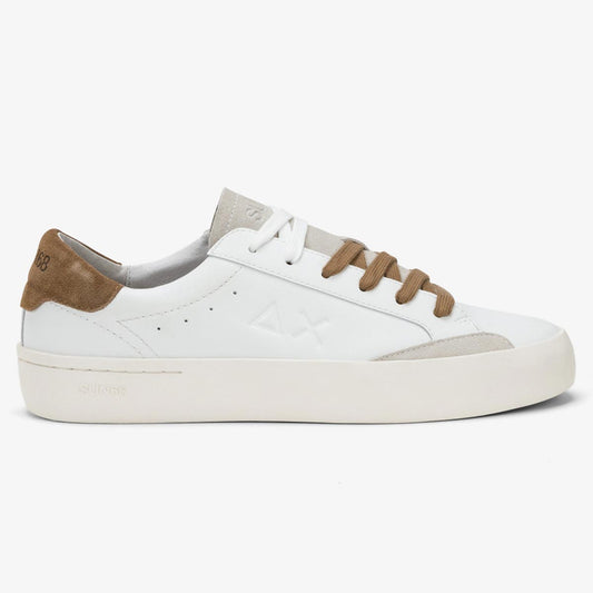 Sneaker in pelle bianca