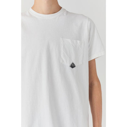 T-shirt in cotone con taschino