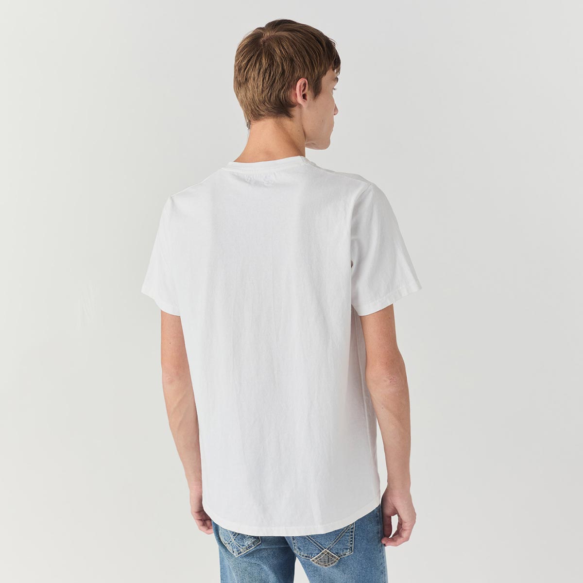 T-shirt in cotone con taschino
