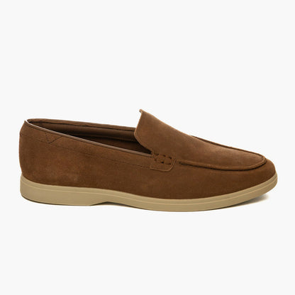 Mocassino slip-on in camoscio