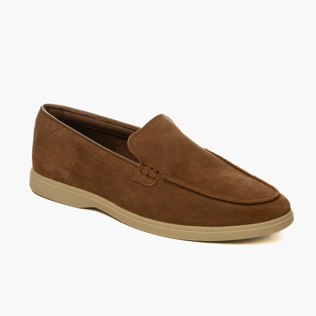 Mocassino slip-on in camoscio