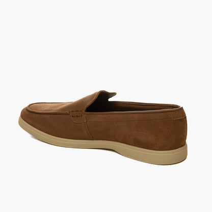 Mocassino slip-on in camoscio