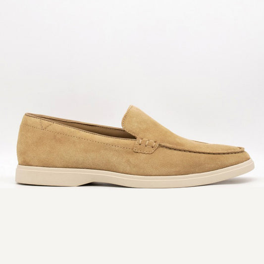 Mocassino slip-on in camoscio
