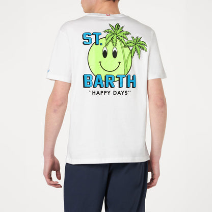 T-shirt con stampa St. Barth Happy Days