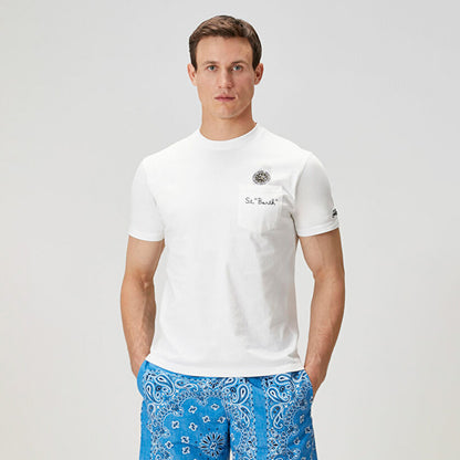 T-shirt stampa orologio