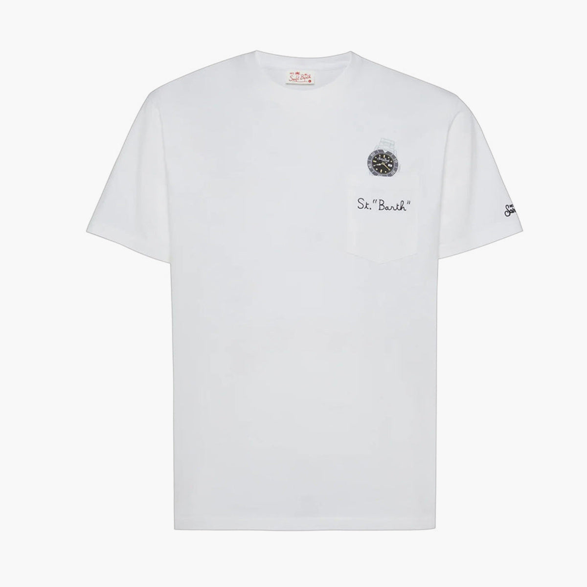 T-shirt stampa orologio