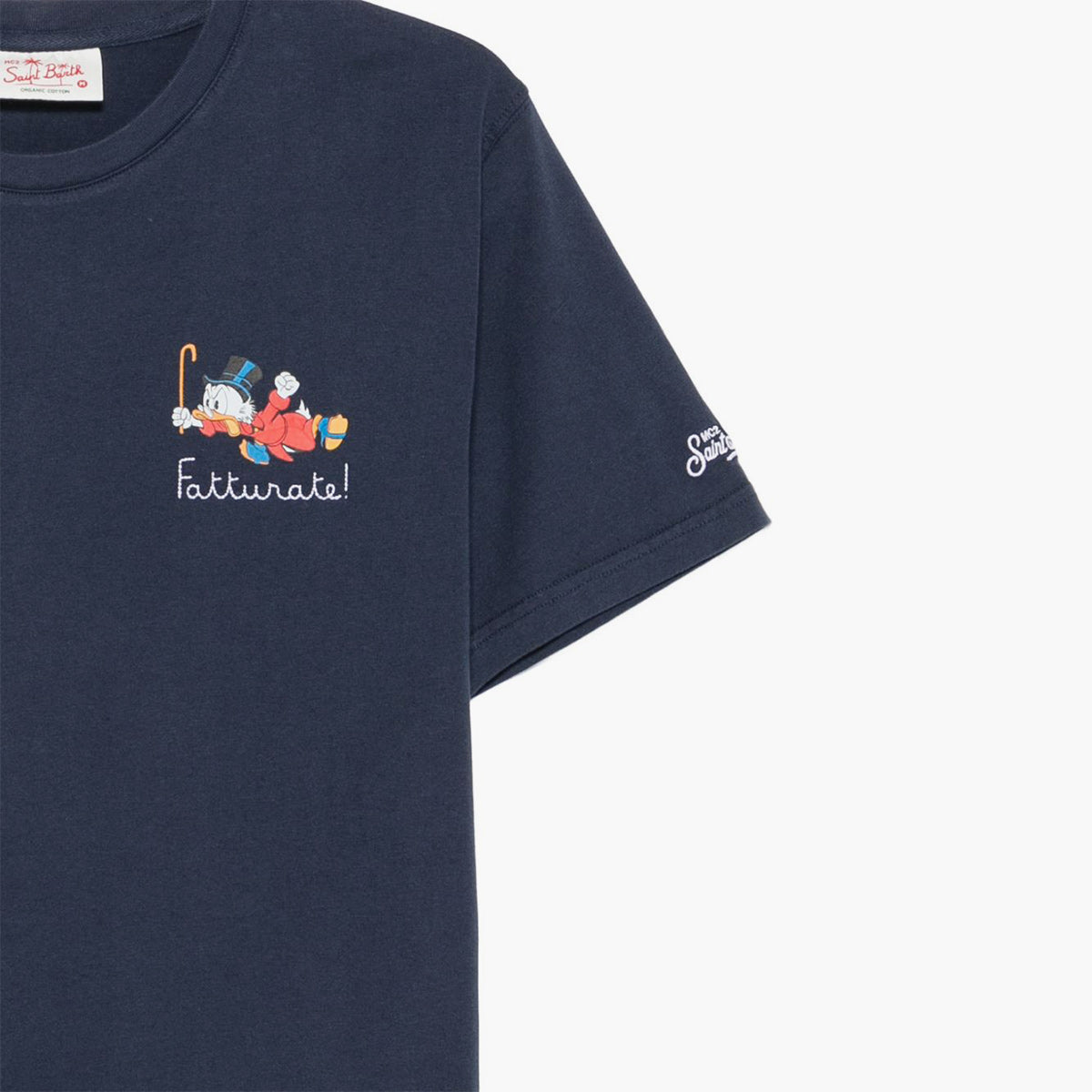 T-shirt Zio Paperone con ricamo