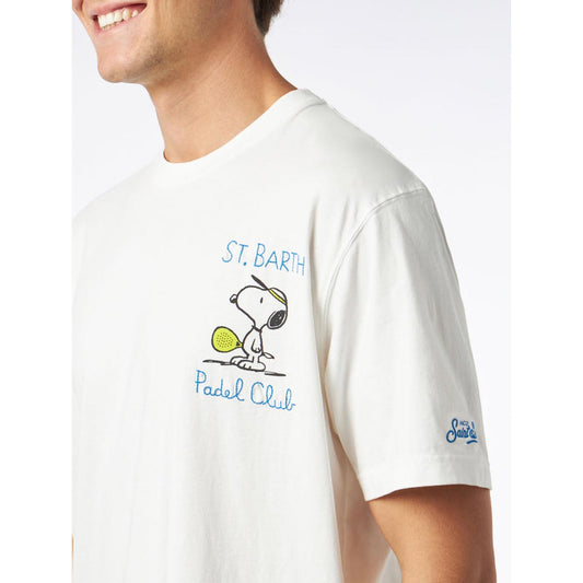 T-shirt con Peanuts ricamo