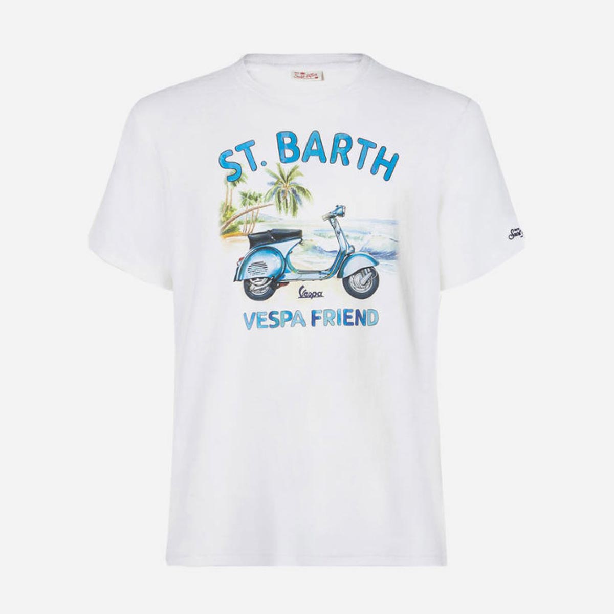 T-shirt con stampa St. Barth Vespa Friend