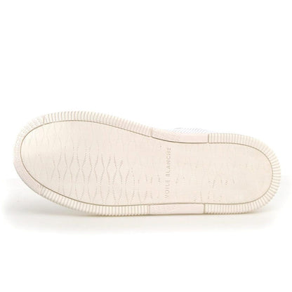Sneaker in pelle traforata laminata