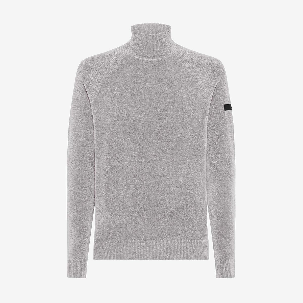 Maglione a collo alto effetto ciniglia