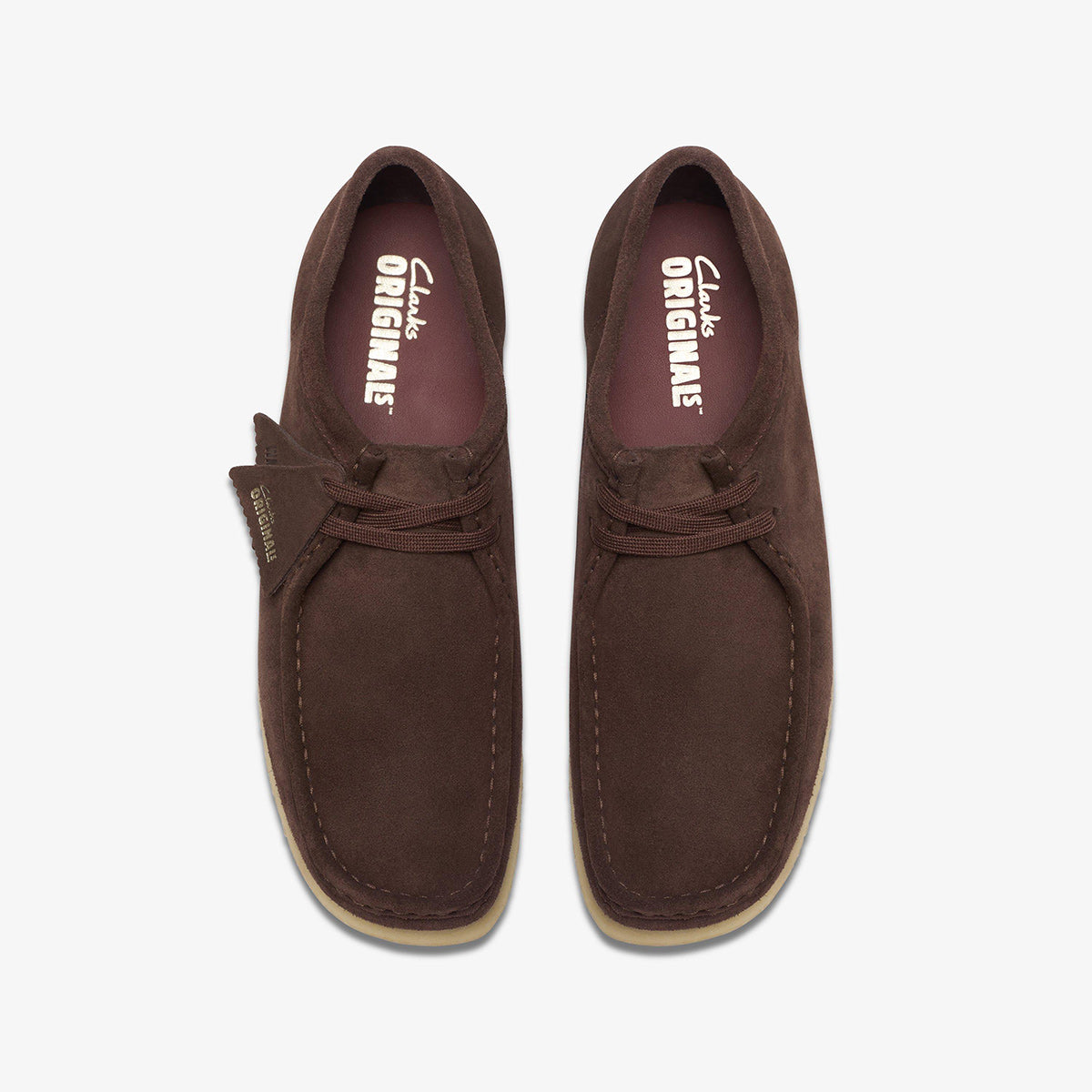 Wallabee in camoscio