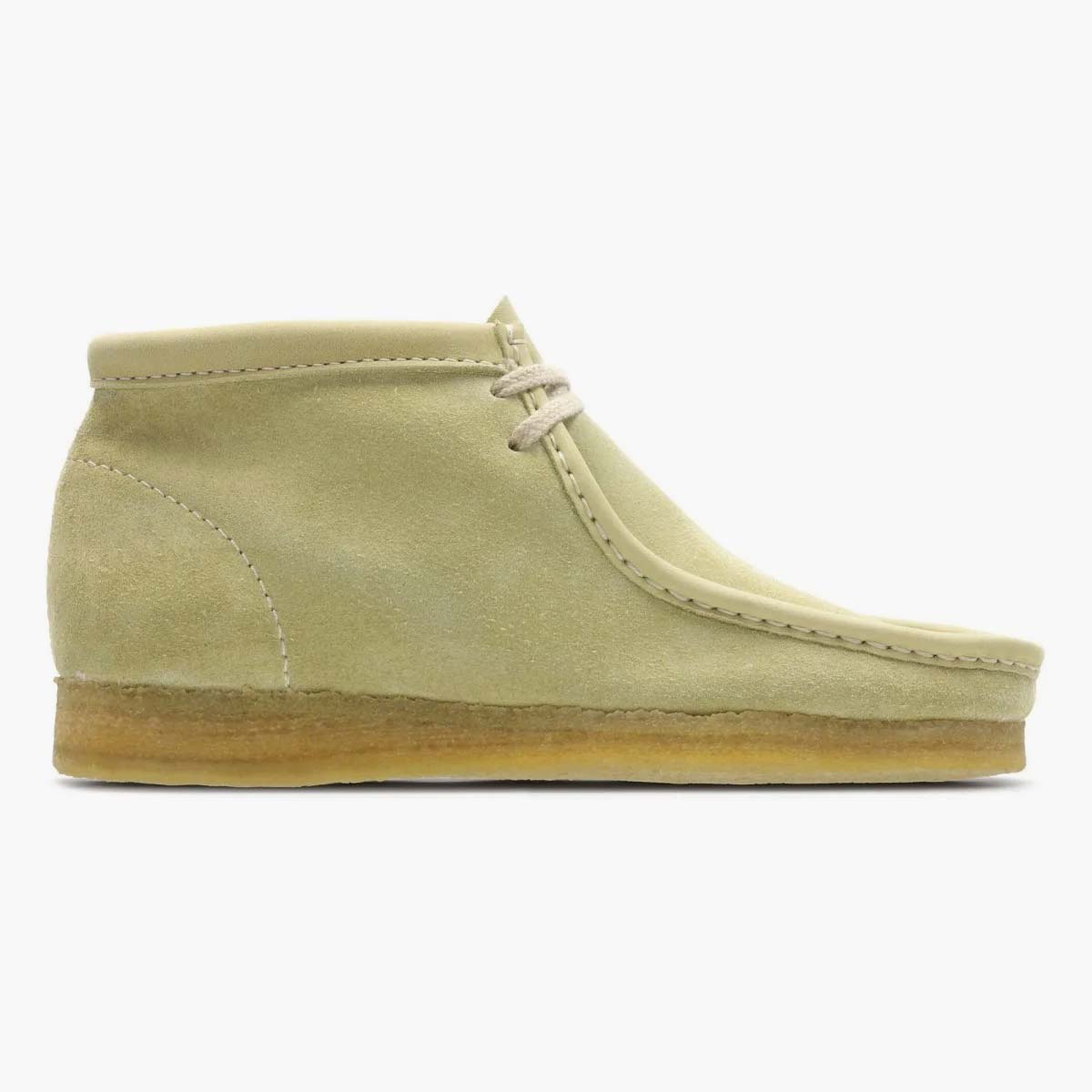 Wallabee in camoscio