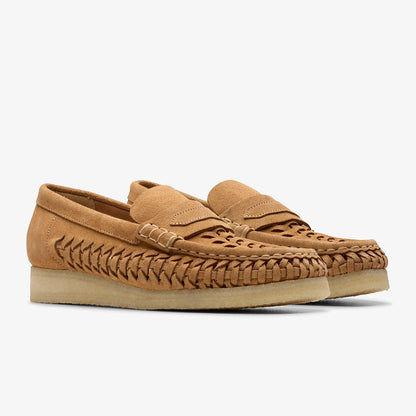 Wallabee - Mocassino traforato camoscio