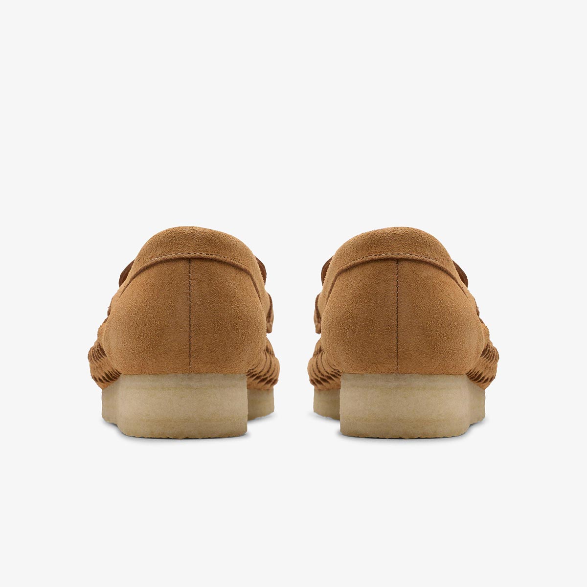 Wallabee - Mocassino traforato camoscio