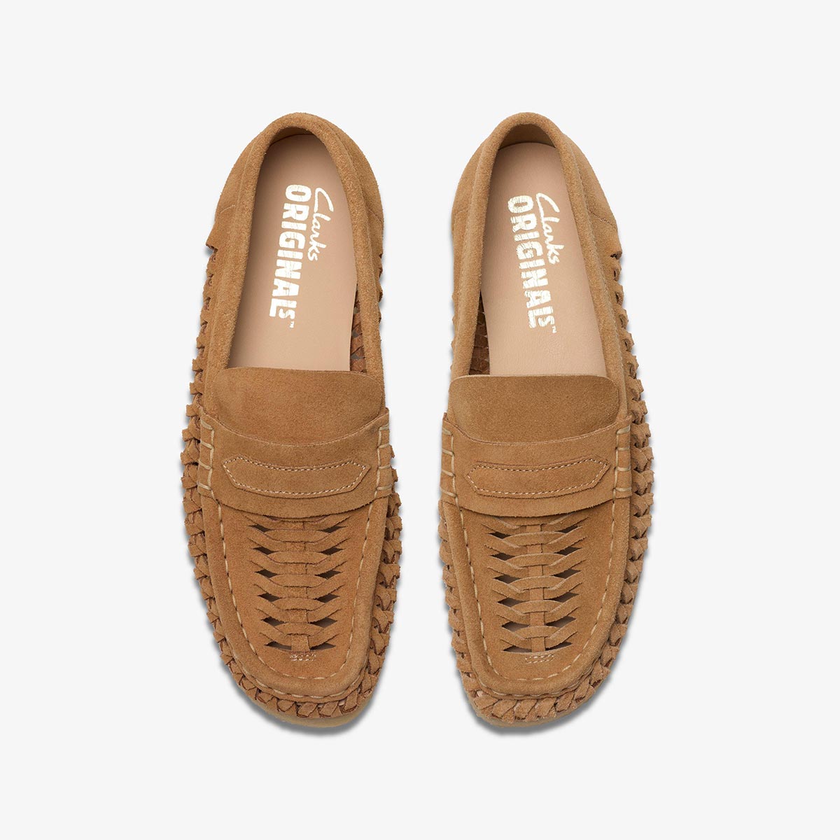 Wallabee - Mocassino traforato camoscio