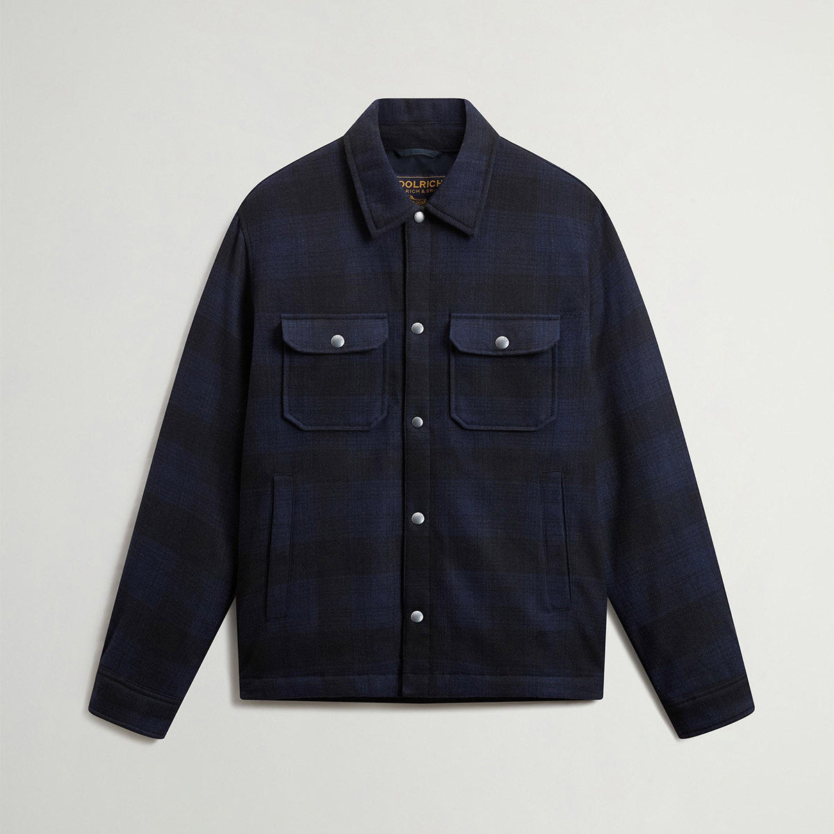Giacca a camicia imbottita a quadri