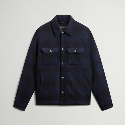 Giacca a camicia imbottita a quadri
