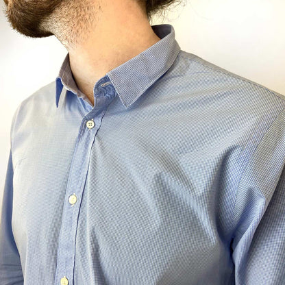 Camicia micro quadretti