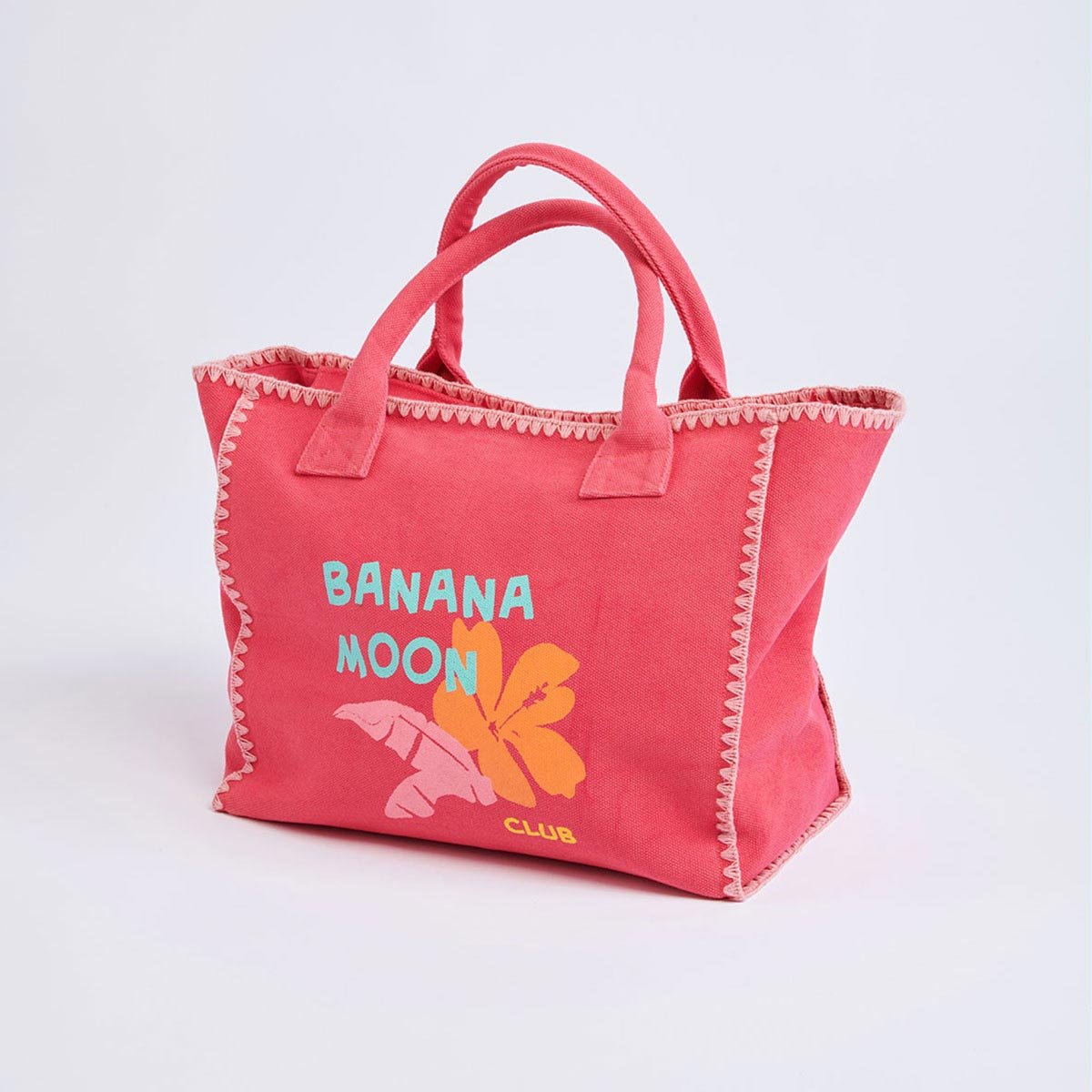 Borsa in cotone rosa