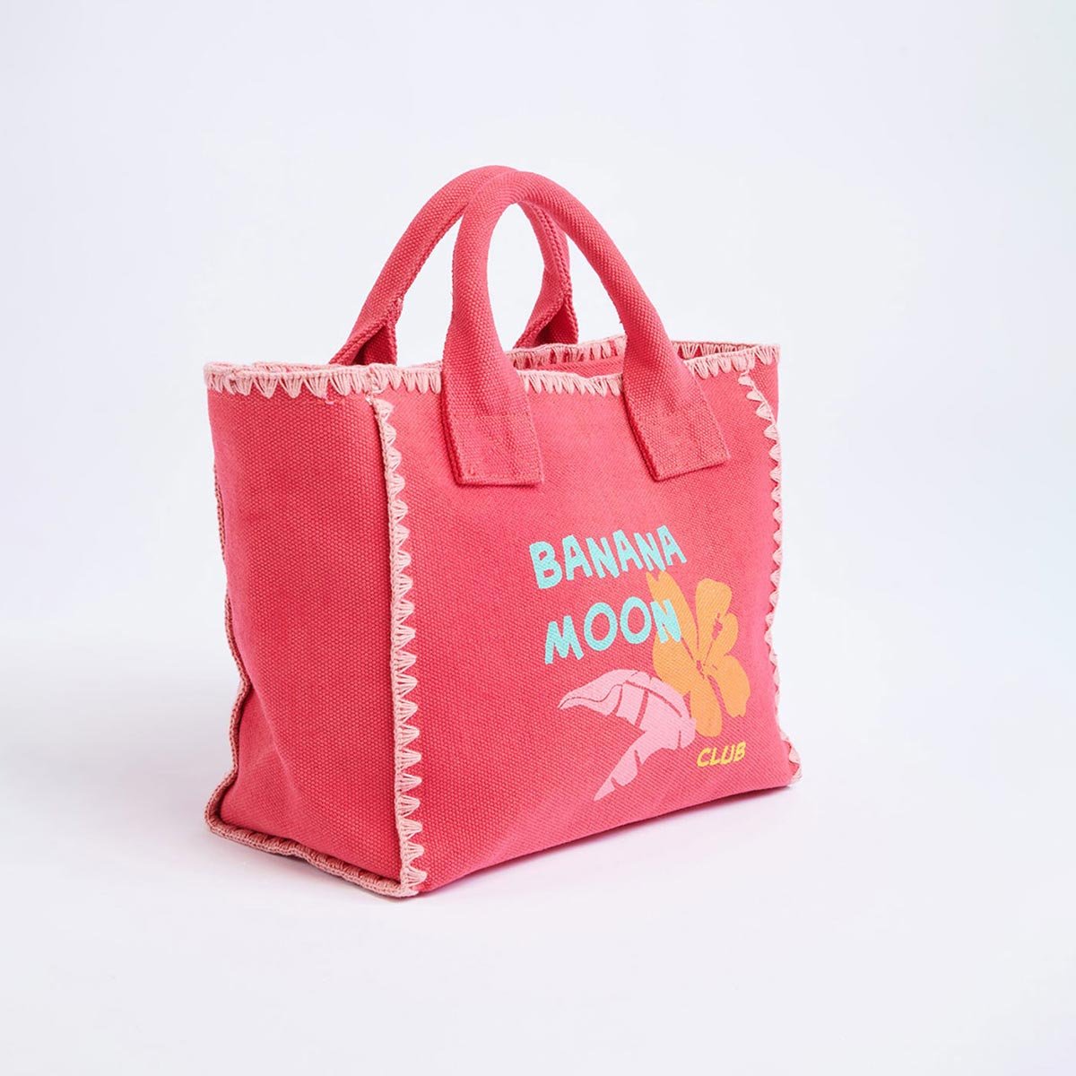 Borsa in cotone rosa